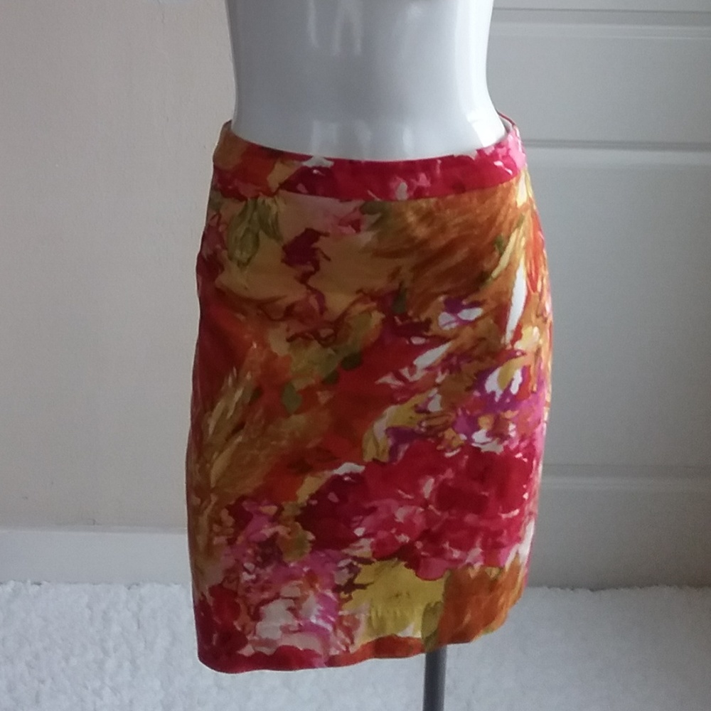 J.Crew Stretch Floral Print Women Pencil Skirt